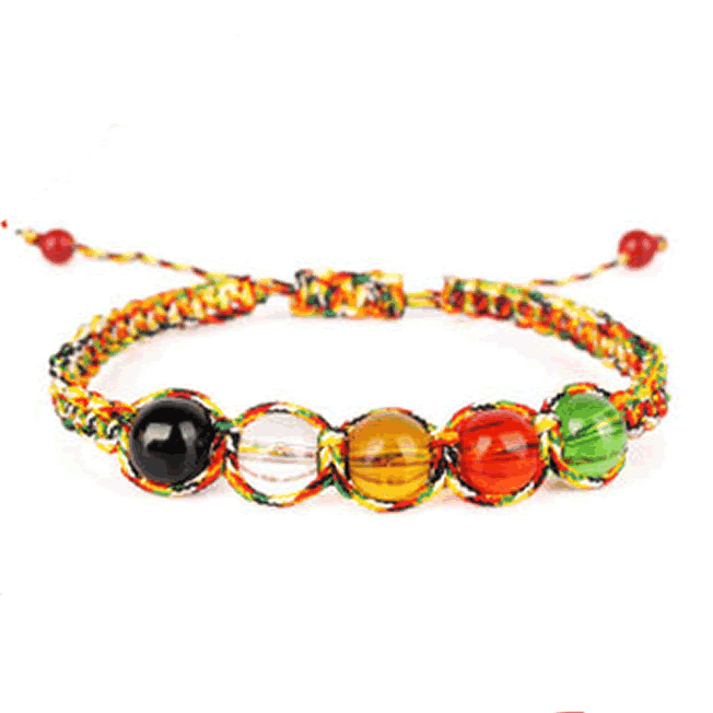 Turn on the light Exorcise evil spirits Multicolored rope Colored lines Bracelet Five elements Transfer bead Ward off evil spirits Bao Ping An Healthin the Accessories/Fashion Jewelry, Beads/Wooden bracelets , Bracelets/Orb category - from Buy2taobao.com to provide professional Taobao agent buy service
