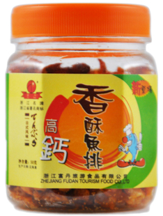  【满就包邮】舟山海鲜 特产零食干货 富丹香酥高钙鱼排骨 鱼骨头