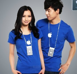 包邮苹果t恤苹果工作服短袖衣服apple专卖店工服安卓工装定制工装