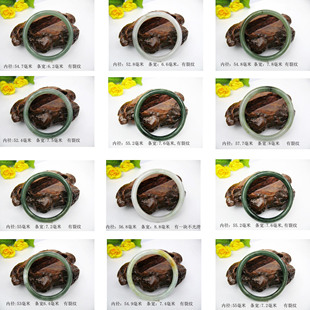  云南玉珠缘 天然A货翡翠 老坑细圆条手镯 特价88元 54-56毫米多款