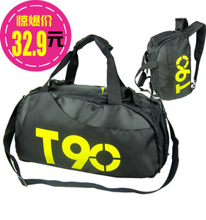  [秒杀]多功能男包T90包运动包单肩包斜跨包手提双肩后背包带鞋位