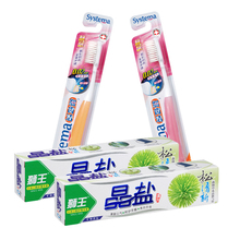 牙刷牙膏套装 狮王亮齿护龈组合装 细齿洁