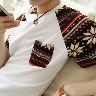 时尚民族插肩韩版...