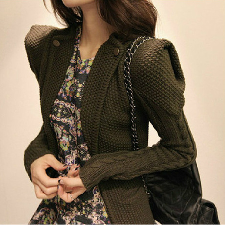 批发2014<em>秋装新款</em>韩版女装针织衫秋装<em>外套女</em>