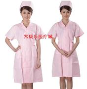 白色护士服粉红色护士服夏装，短袖护士服白大褂