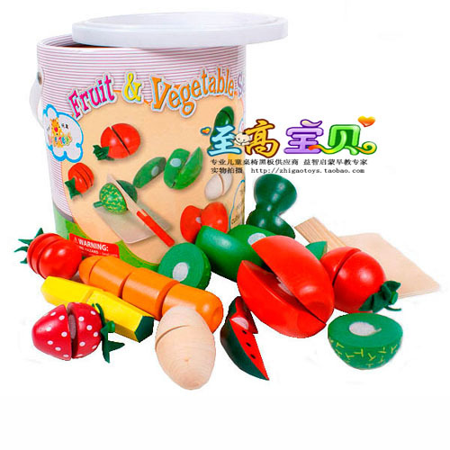 兒童玩具 益智玩具 桶裝切切看 蔬菜水果切切看仿真玩具過家家在類目 玩具/童車/益智/積木/模型, 仿真/過家家玩具, 切切看中 - 來自Buy2taobao.com提供專業的淘寶代購服務