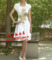 2012夏裝新款女唐裝時尚改良旗袍 連衣裙禮服100%實拍白色旗袍女