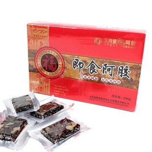  2盒免邮正品山东东阿阿胶糕250g 福牌即食阿胶糕固元膏糕补血养颜