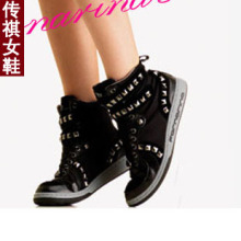 巨亏清仓 茉莉秀fornarina同款铆钉休闲板鞋高帮运动女鞋