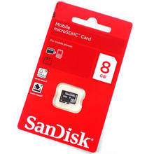SANDISK闪迪 8G TF卡 中兴V960 V880 U880 N760 R750 V830内存卡