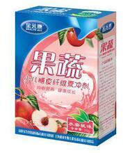 全元康~果蔬小儿膳食纤维素冲剂(水蜜桃味) 补充维生素/清火