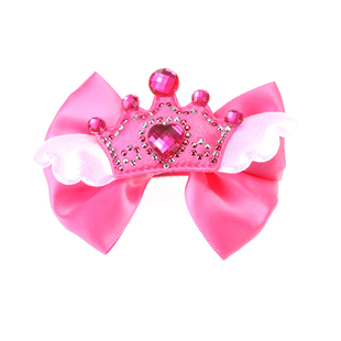  【5折狂购】pinkme韩版儿童天使翅膀皇冠边夹镶钻女童发饰头饰品