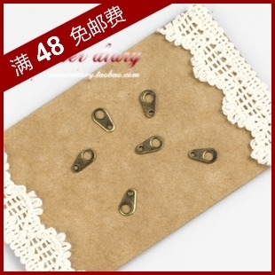  DIY饰品材料配件 手工串珠 10mm 古铜色 复古 瓜子连接片