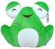 艺派卡通easypine艺派青蛙靠垫抱枕
