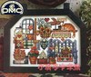 小房子十字绣 进口DMC套件-乡村花房 田园餐厅厨房装饰画