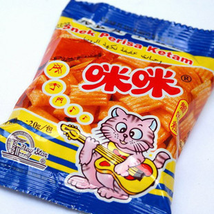  正宗马来西亚童年风味 咪咪蟹味粒 20克 蟹味膨化零食 批发 40包