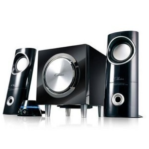 韩国科锐思电脑多媒体音箱Q10线控音响低音炮热卖套超值包邮
