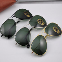 Ray-Ban 3025 RayBan clásicos lentes de gafas de sol oscuras, verde, negro gafas de sol polarizadas yurta