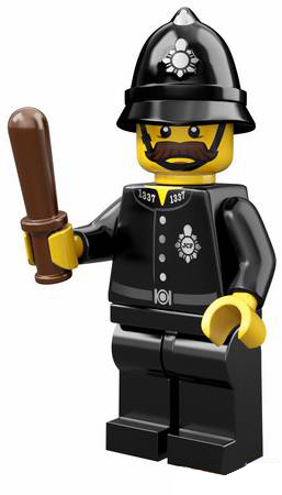 乐高积木玩具 LEGO 71002 人仔抽抽乐 第11季 第十一季 警务员
