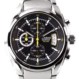 正品　卡西欧<span class=H>casio</span>男表　男绅士商务钢带防水手表EF-512D-1AV