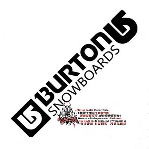 反光贴 车贴 车身贴 汽车贴纸 滑板品牌 车门贴 字母贴 Burton