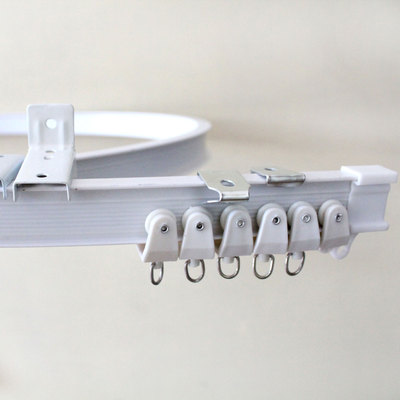 【3米包邮】窗帘杆罗马杆 飘窗轨道 阳台窗帘轨道 弯曲轨滑道导轨