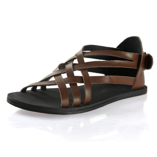 VOGU HOMME Vigo trend of leather men's casual fashion shoe Roman sandal men F0140