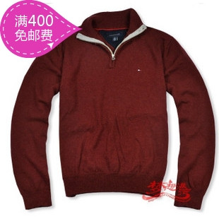 世界名牌  原单精品  男款半开襟羊毛毛衣 七色入 S-XXL