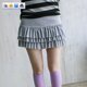 韩版裙裙 韩国热卖纯棉层层蛋糕超短裙