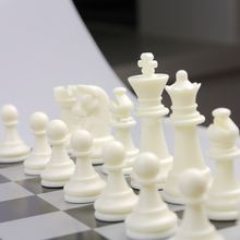 全国包邮 送象棋规则说明书 u3特大号国际象棋+西洋跳棋折叠+磁性