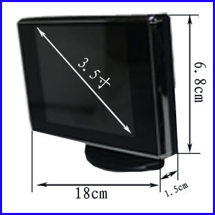 Car display reverse display 3.5-inch HD display (with reverse rear view camera)
