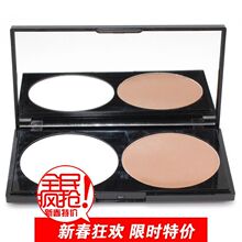 【粉质超细腻】Balala 双色修颜饼/修容粉饼/瘦脸/高光 双修 包邮