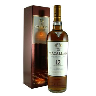  【洋酒】Macallan麦卡伦12年单一麦芽威士忌700ml（sherry oak）