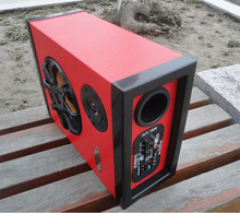12V 或24V通用 220V 6寸家用车载低音炮 车载音响 音箱2012新款