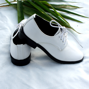  新款男童白皮鞋PU皮鞋绑带男童鞋儿童鞋西装皮鞋W940045