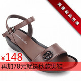 双皇冠超越百丽！正品奥康皮鞋2010夏款牛皮女凉鞋-10281270