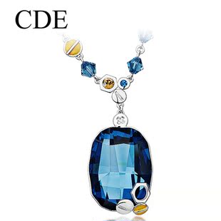  CDE 采用施华洛世奇元素水晶 乌托邦毛衣链 长款项链 欧美 饰品