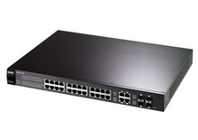 ZyXEL GS-1500-24P 24口千兆POE网管交换机,GS1500-24P