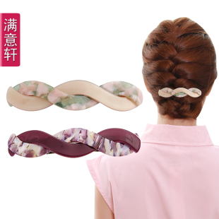  满意轩 精品正品发饰 韩版发夹 豹纹发夹 发卡 顶夹横夹 h051