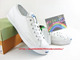 正品 CONVERSE 匡威 开口笑 全白(浅蓝) 低帮帆布鞋