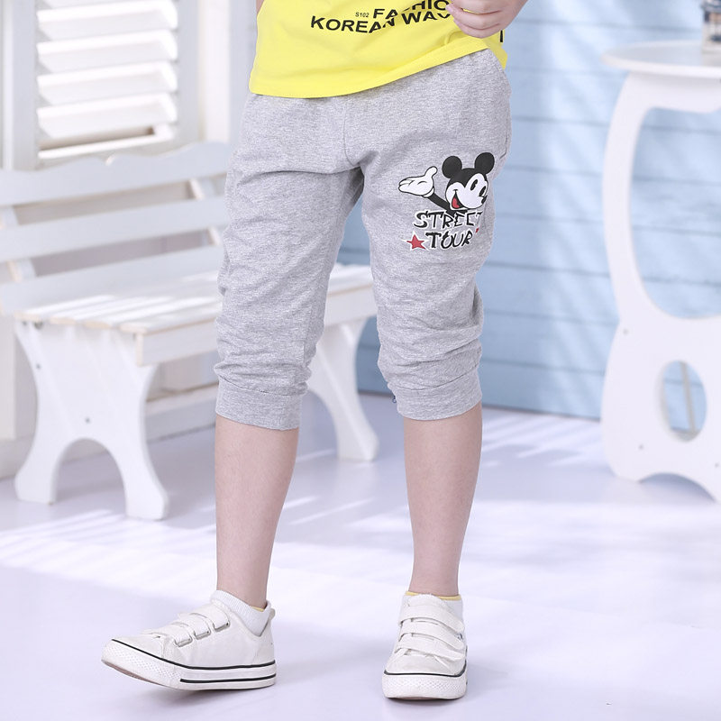 福太子儿童休闲纯棉七分中裤 男 童<em>马裤</em> <em>天猫</em> 2