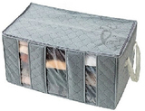 [淘品牌]赛依达 竹炭除味视窗收纳箱 <span class=H>居家</span><span class=H>日用</span>65L衣物收纳盒