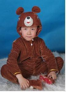 儿童动物服装 幼儿园舞蹈演出服 幼儿扮演 小熊