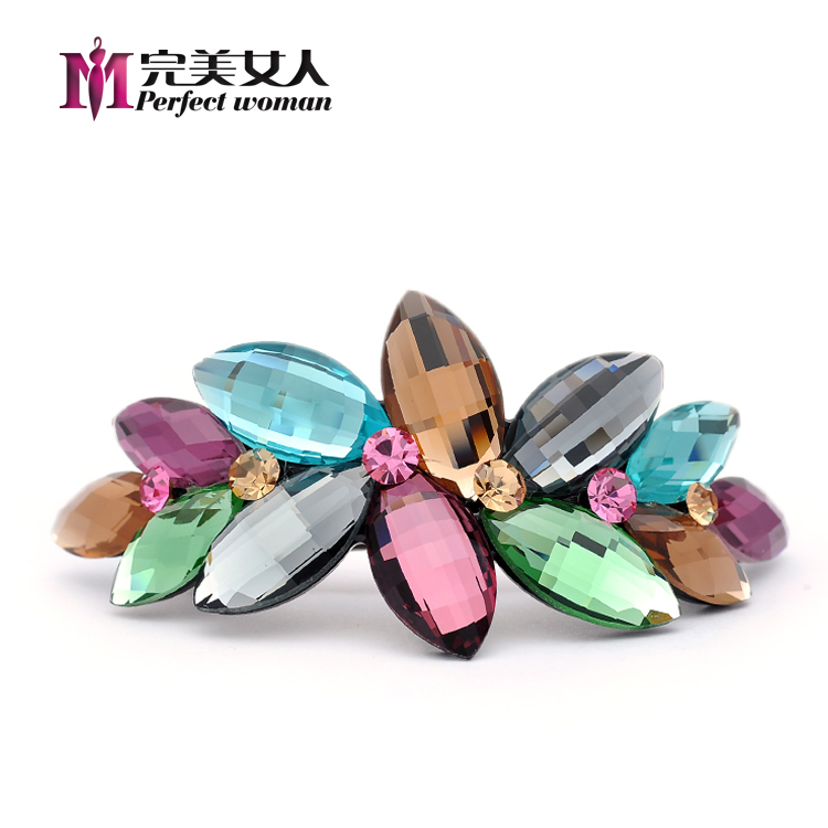 水晶发夹韩版头饰品...