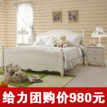 ������˿ ��ʽ��԰�Ҿ�1 ʵľ�� �鴲 1.5�״� ˫�˴� �ؼ� 801#