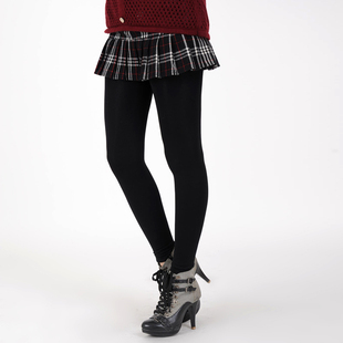  浪莎打底裤 6800D天鹅绒双层女士保暖裤 九分裤袜 加厚秋冬款