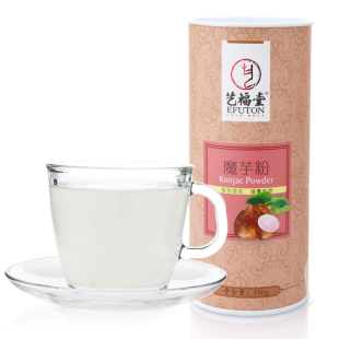  艺福堂 魔芋粉（胶） 正品 魔芋粉 代餐粉 150g/罐 无添加 新包装