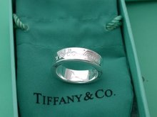 Últimas genuina TIFFANY Anillo de plata 925 1837 parejas personalizada anillo anillo de la cola