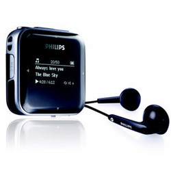 飞利浦MP3 SA0283 4G 运动MP3播放器 飞声音效 包邮 送6件大礼