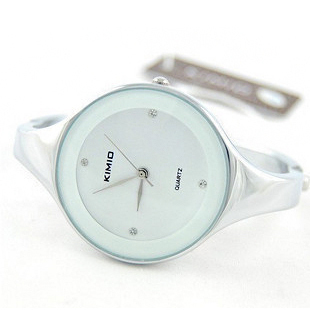  淘金币 智威新款KIMIO石英表 韩国热卖 水钻圆形手镯女表 手镯表